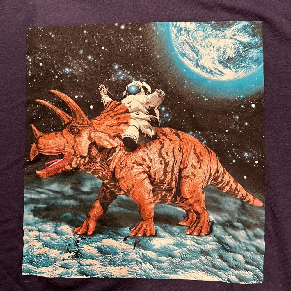 OLD NAVY Youth Graphic Dinosaur T-Shirt Size Large (10-12)